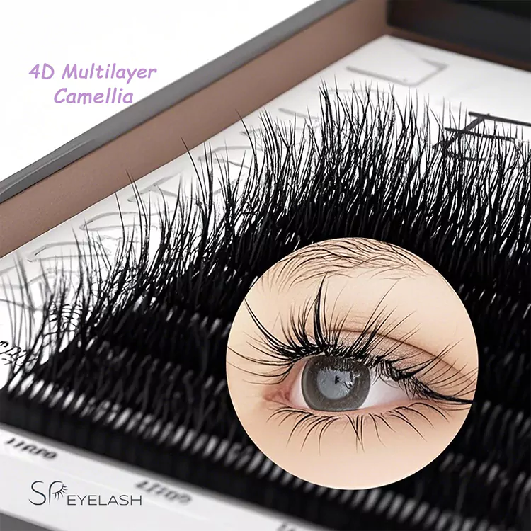 Fluffy fløyel Camellia Lash